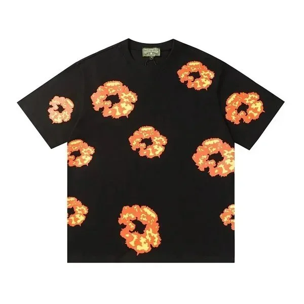 Other Black Explosive Print T-Shirt ZJ-23 Black - 1