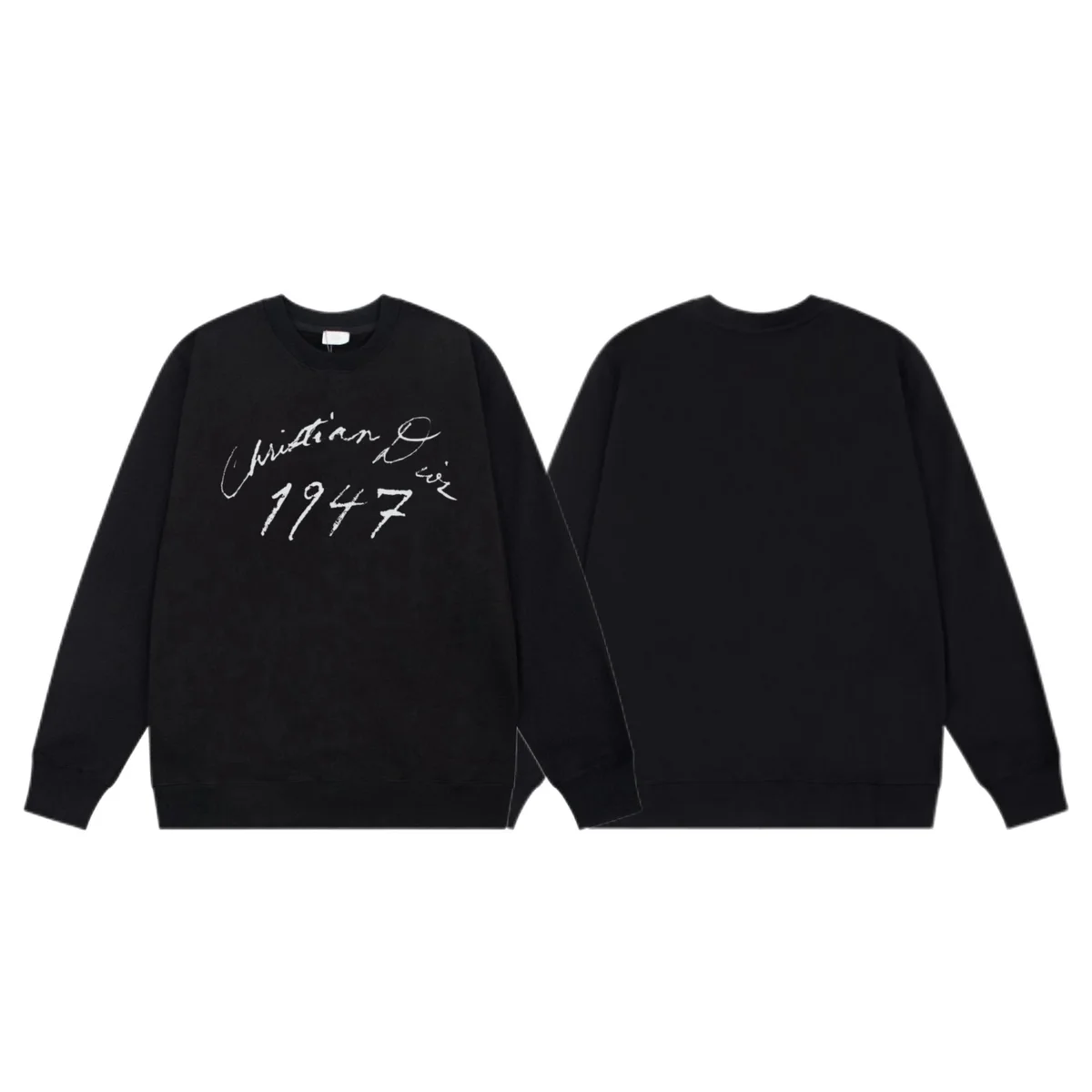 Dior Dior Black '1947' Signature Sweatshirt Black - 1