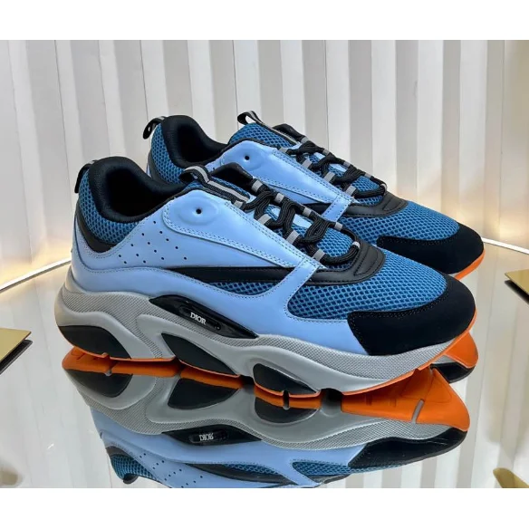 Dior Dior B22 Blue/Black/Orange Sneakers Blue