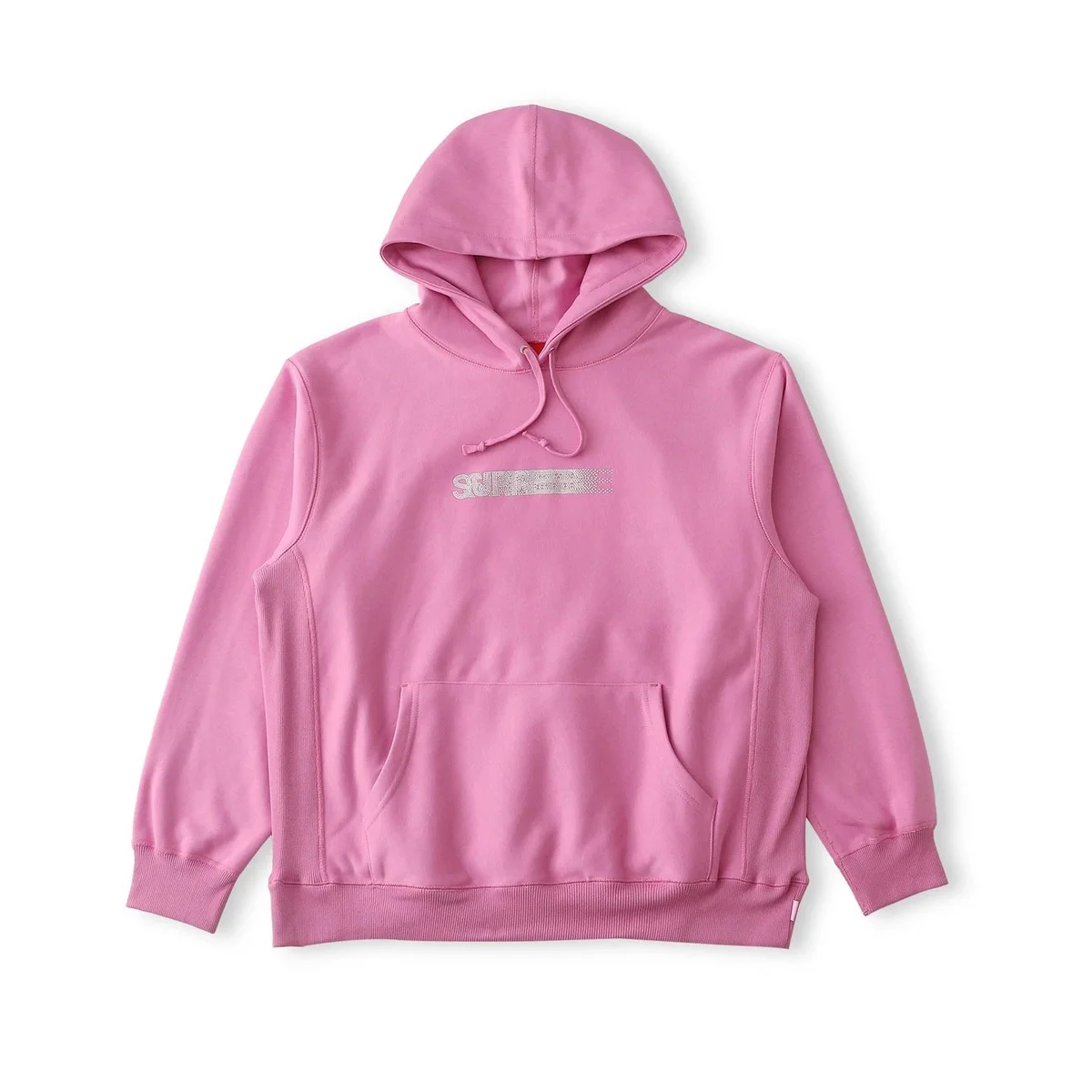Supreme Supreme Box Logo Swarovski Pink Hoodie Pink