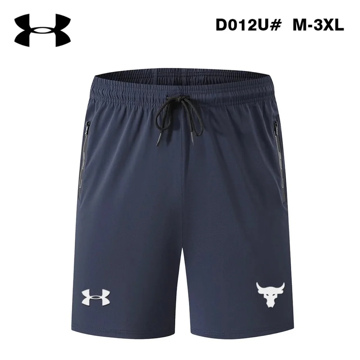 Under Armour Under Armour Project Rock Shorts Navy Blue Men's Navy - 1