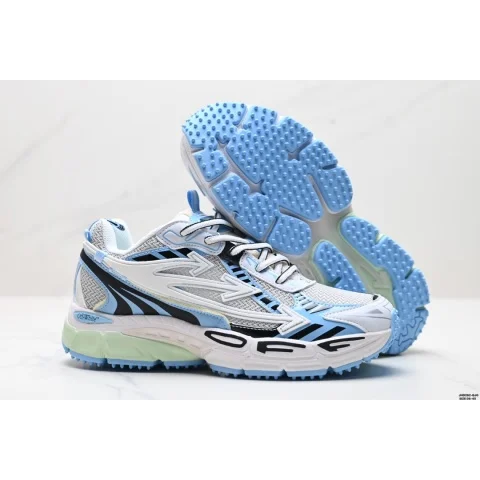 Other Light Blue & White Sneakers with Black Accents Blue - 1