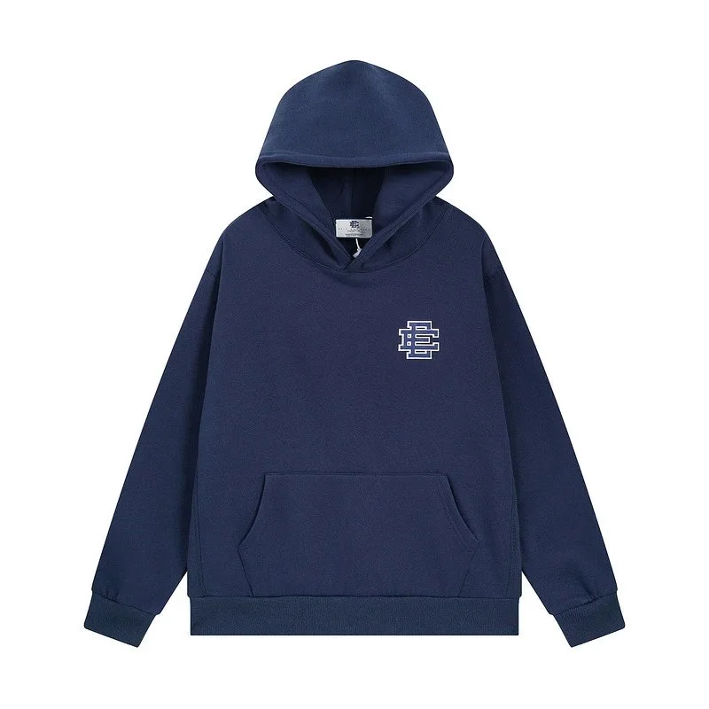 Other Navy Hoodie with Embroidered Logo Navy - 1