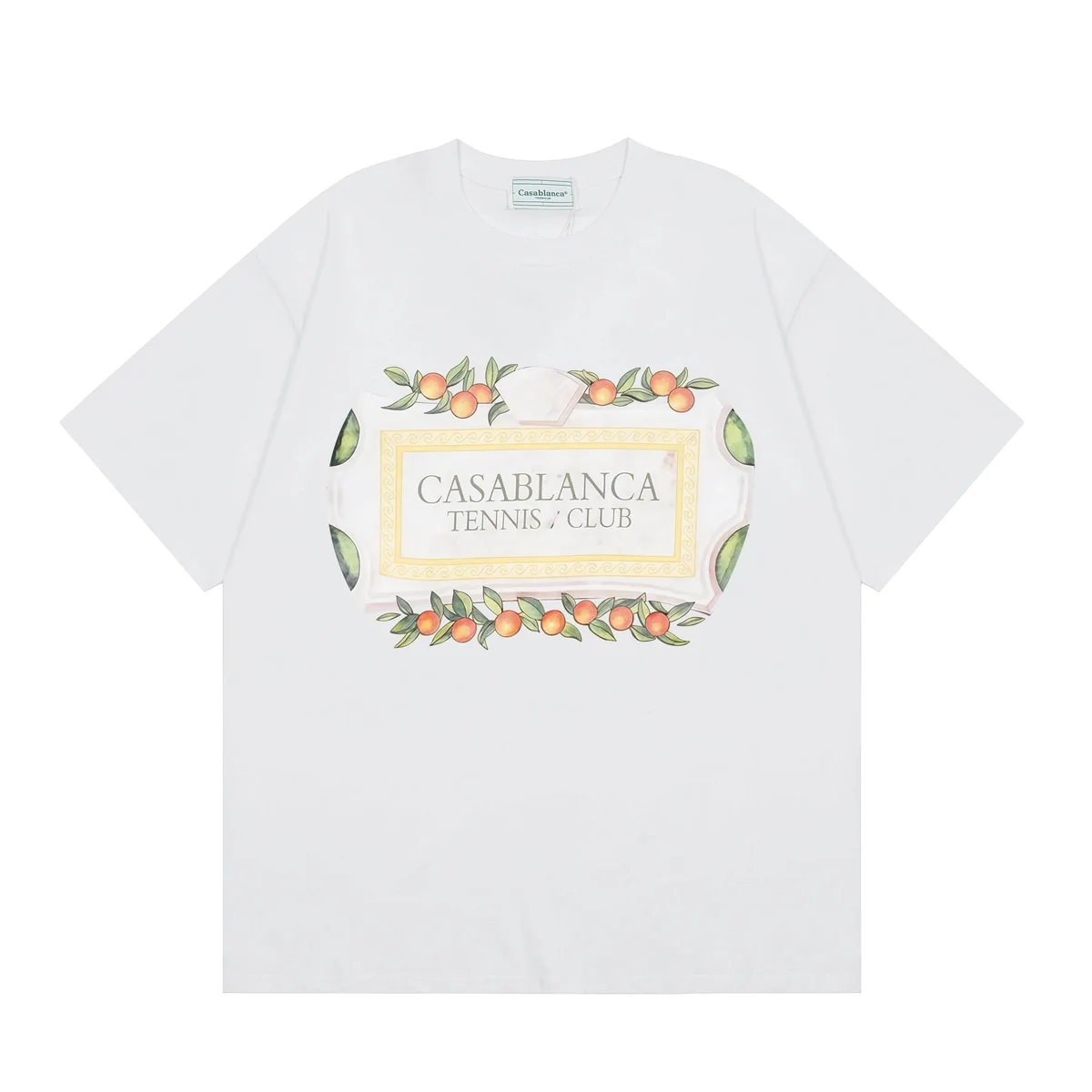 Casablanca Casablanca Tennis Club White T-Shirt White - 1