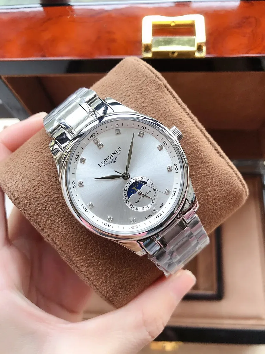 Longines Longines Master Collection Silver Dial Steel Watch Silver