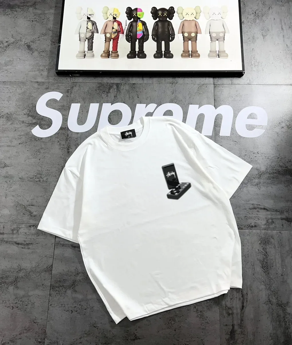 Stussy Stussy Stüssy Bear T-Shirt White White - 1