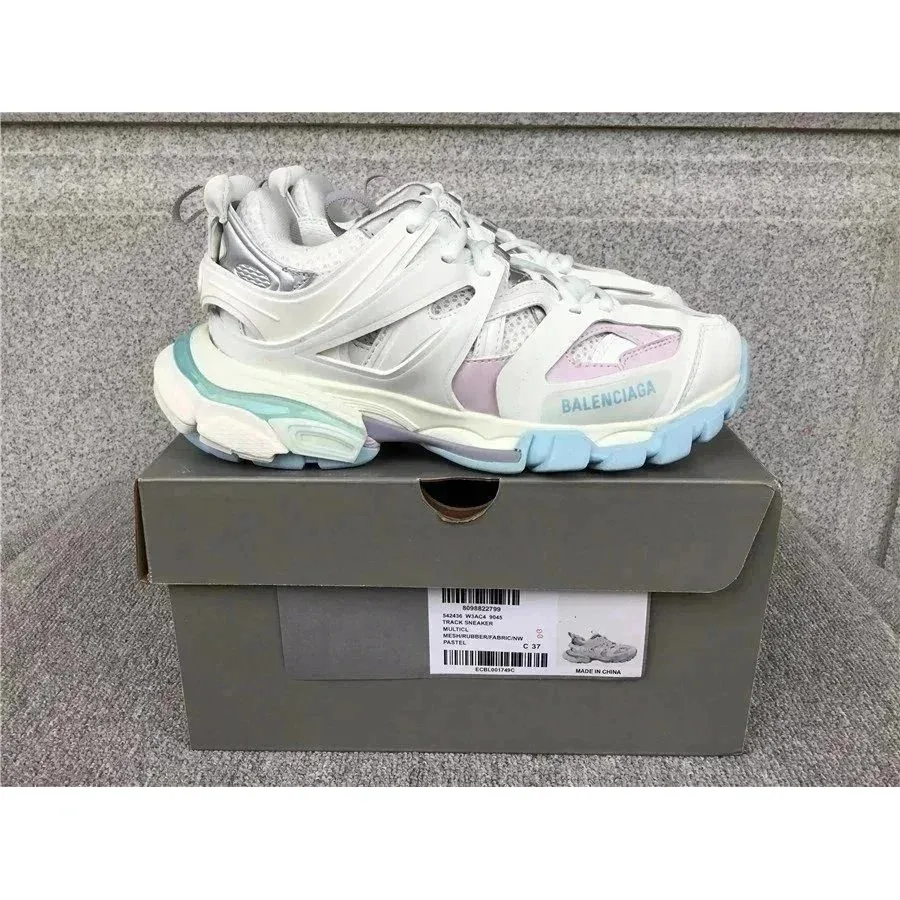 Balenciaga Balenciaga Track Triple S White/Pink/Sky Sneakers White - 1