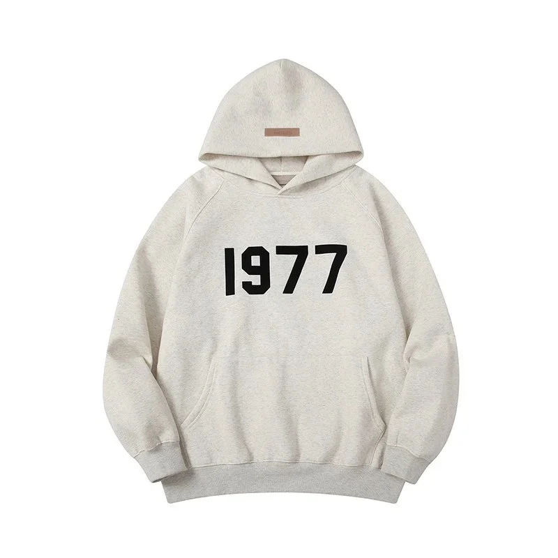 Other Unisex 1977 Hoodie in Light Grey Grey - 1