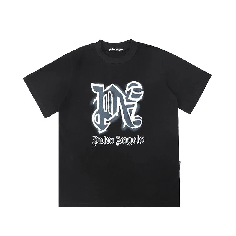 Palm Angels Palm Angels 'PA' Logo Black T-Shirt Black - 1