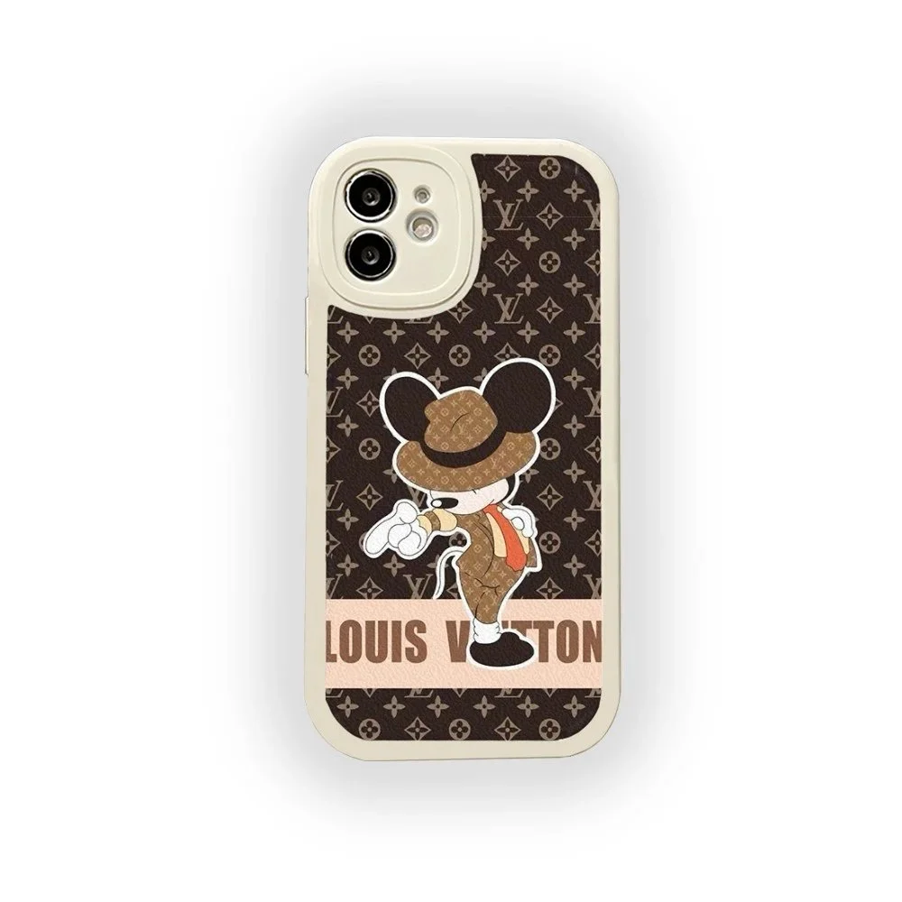 Louis Vuitton Louis Vuitton Monogram Mickey Brown Beige Phone Case Brown