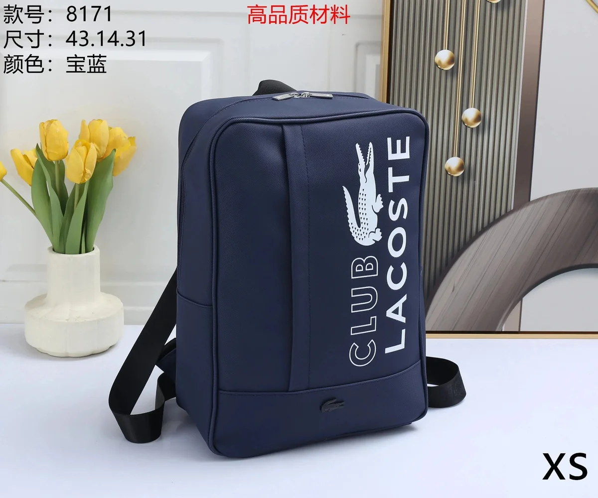 Lacoste Lacoste Club Backpack Navy Blue Bags & Backpacks Blue - 1