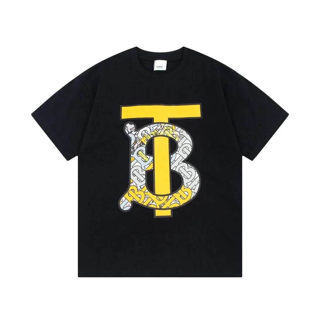 Burberry Burberry TB Monogram T-Shirt Black Yellow Black - 1