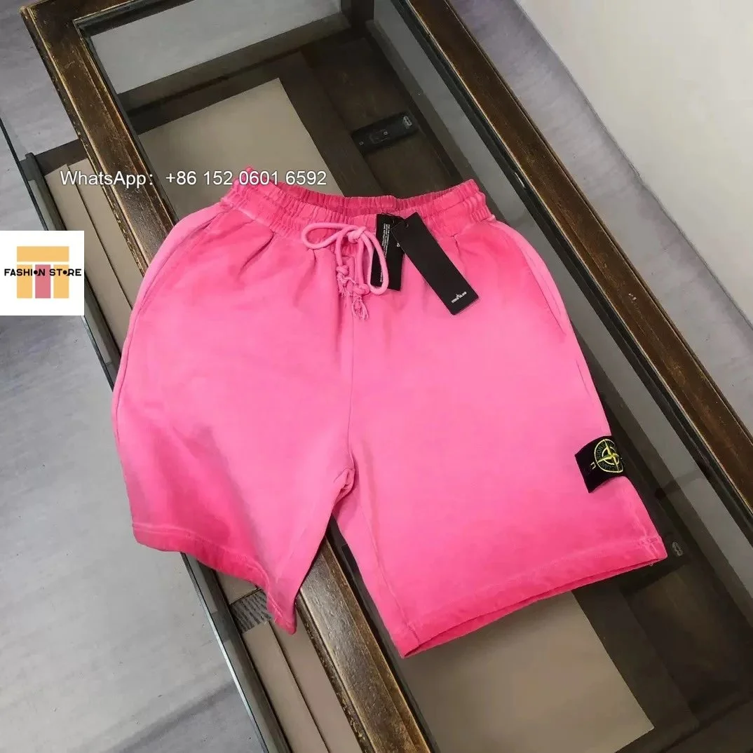 Stone Island Stone Island Neon Pink Drawstring Shorts Pink
