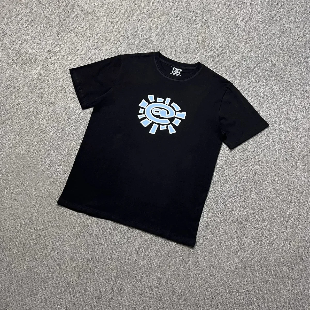 Travis Scott Cactus Jack Cactus Jack Black/Light Blue T-Shirt Black