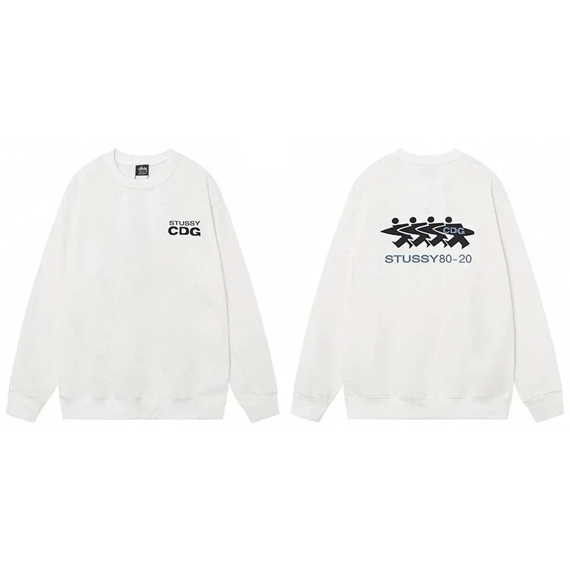Stussy Stussy STUSSY80-20 White Crewneck Sweatshirt White - 1