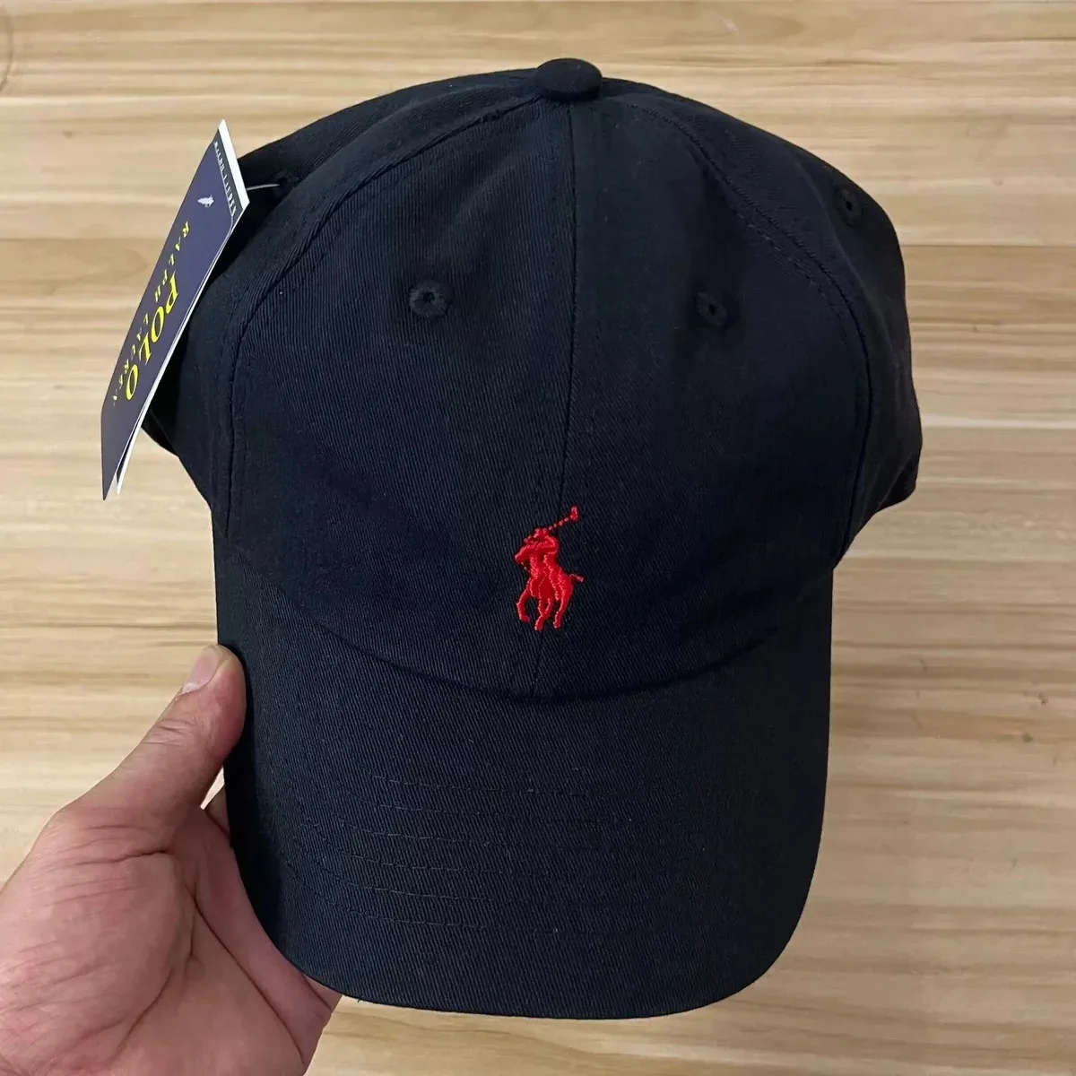 Polo Ralph Lauren Polo Ralph Lauren Black Red Polo Cap Black - 1