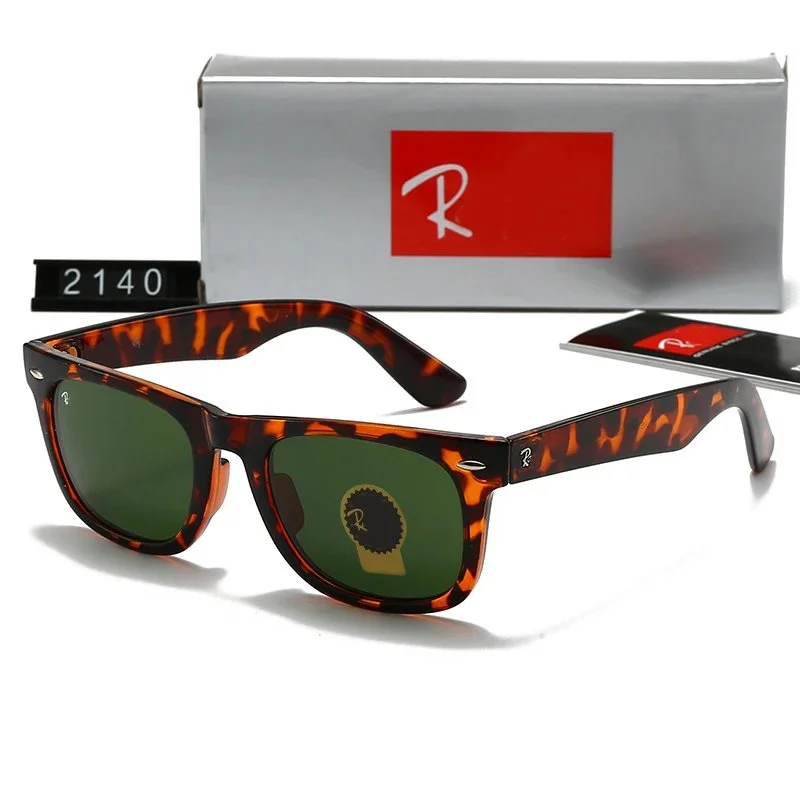 Ray-Ban Ray-Ban Classic Aviator Tortoise Green Sunglasses Brown