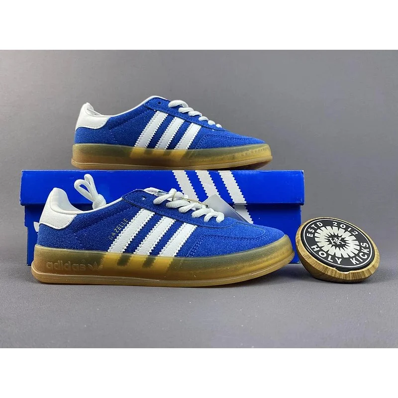 Adidas Adidas Gazelle Blue White Sneakers Blue - 1