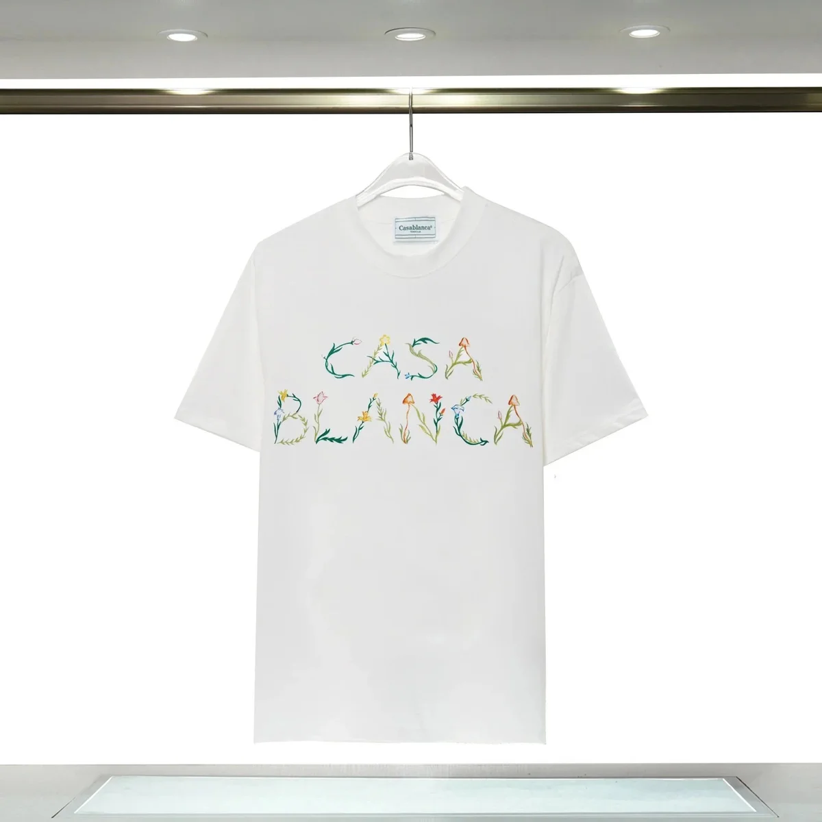 Casablanca Cassblanca CASA BLANCA White Floral T-Shirt White - 1