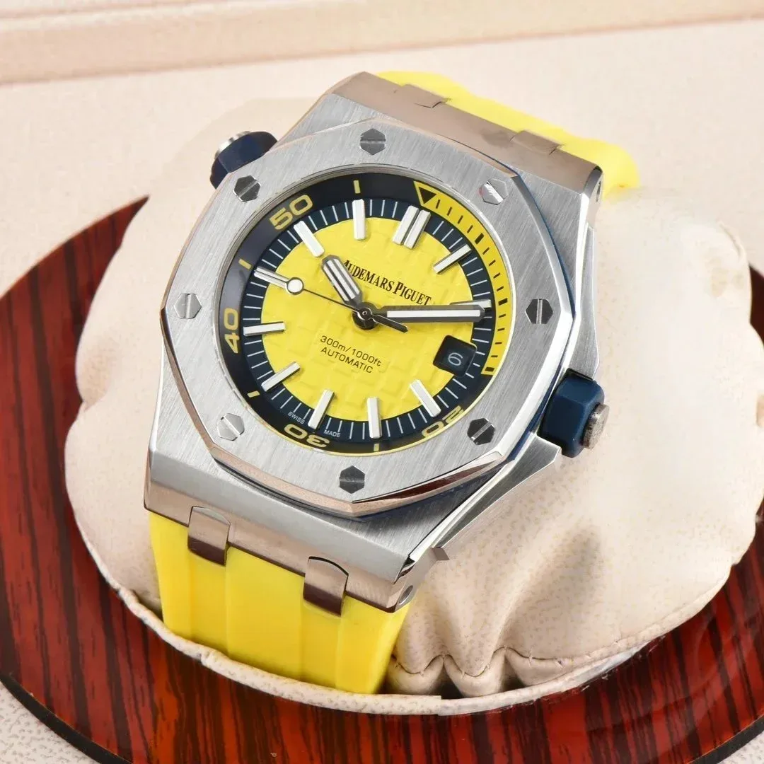 Audemars Piguet Audemars Piguet Royal Oak Offshore Yellow Dial Watch Yellow - 1