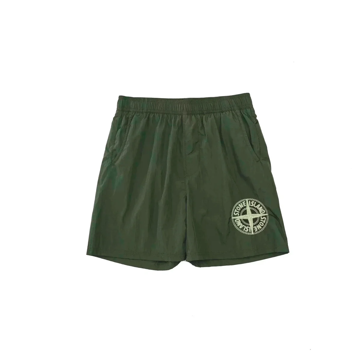 Stone Island Stone Island 68-15 Olive Green Shorts Green