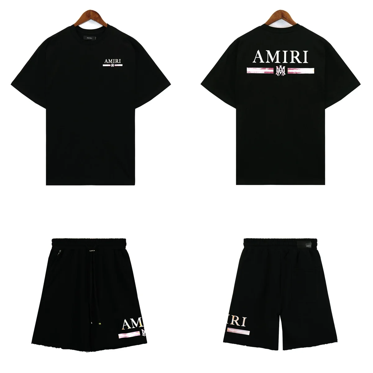 Amiri Amiri Black AMRI Logo Co-ord Set Black - 1