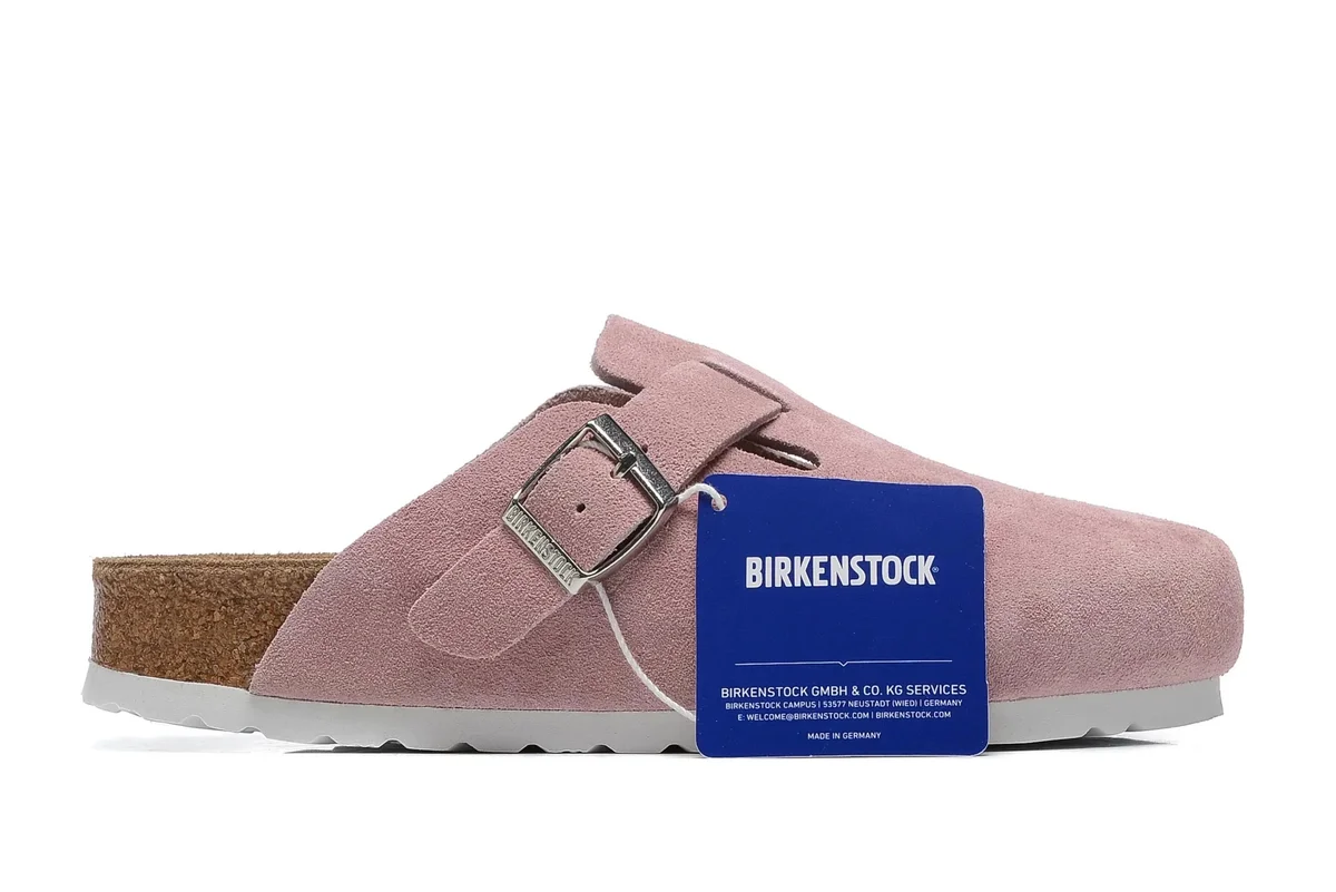 Birkenstock Birkenstock Arizona Dusty Pink Suede Slip-On Sandal Pink - 1