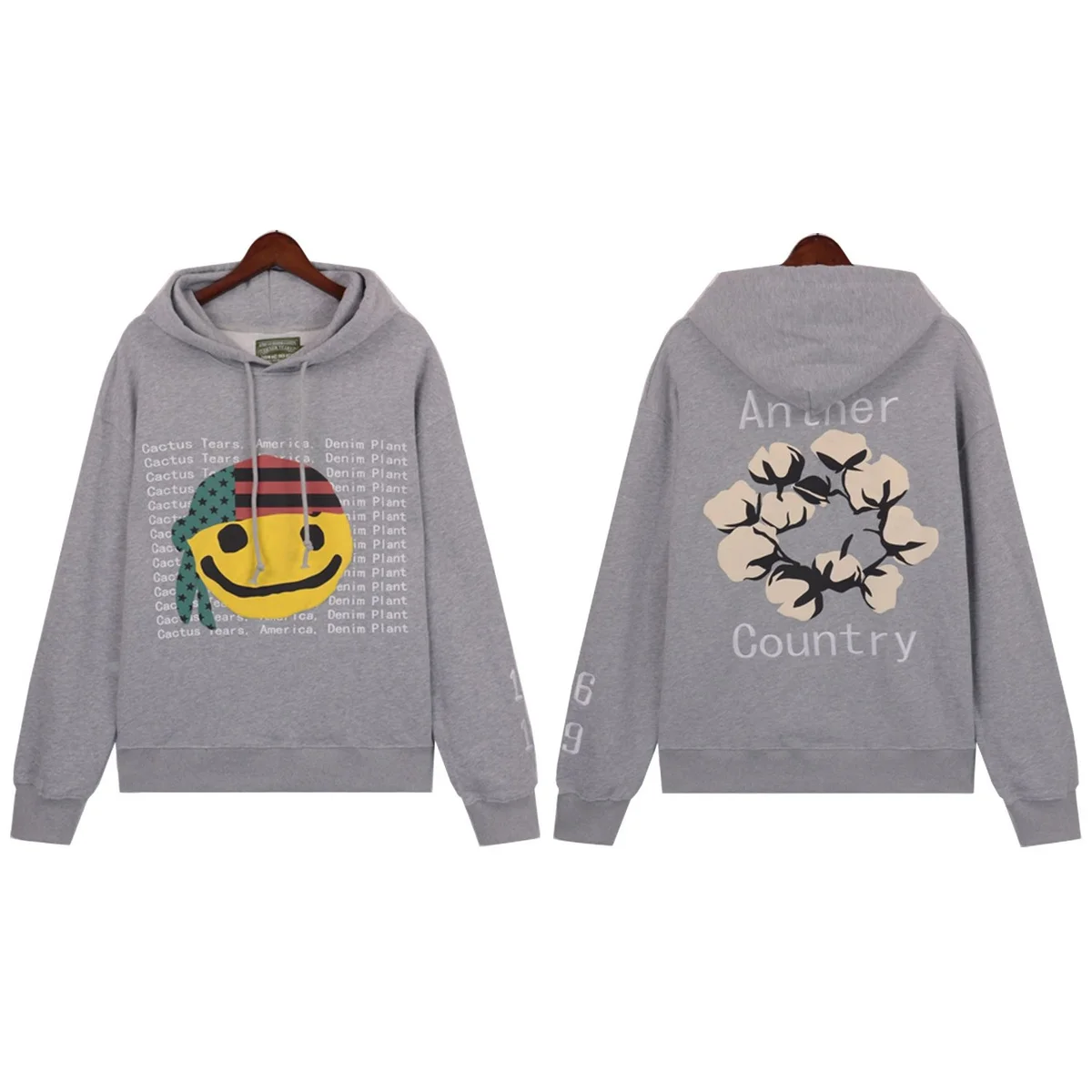 Travis Scott Travis Scott Cactus Jack Heather Grey Hoodie Grey