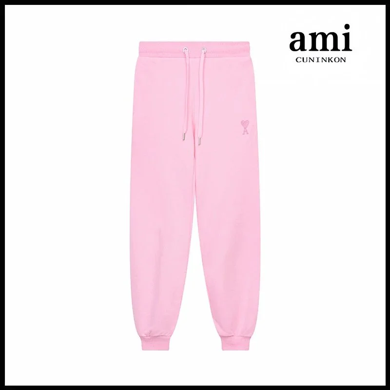 Ami Paris Ami 510 Candy Pink Sweatpants Pink - 1