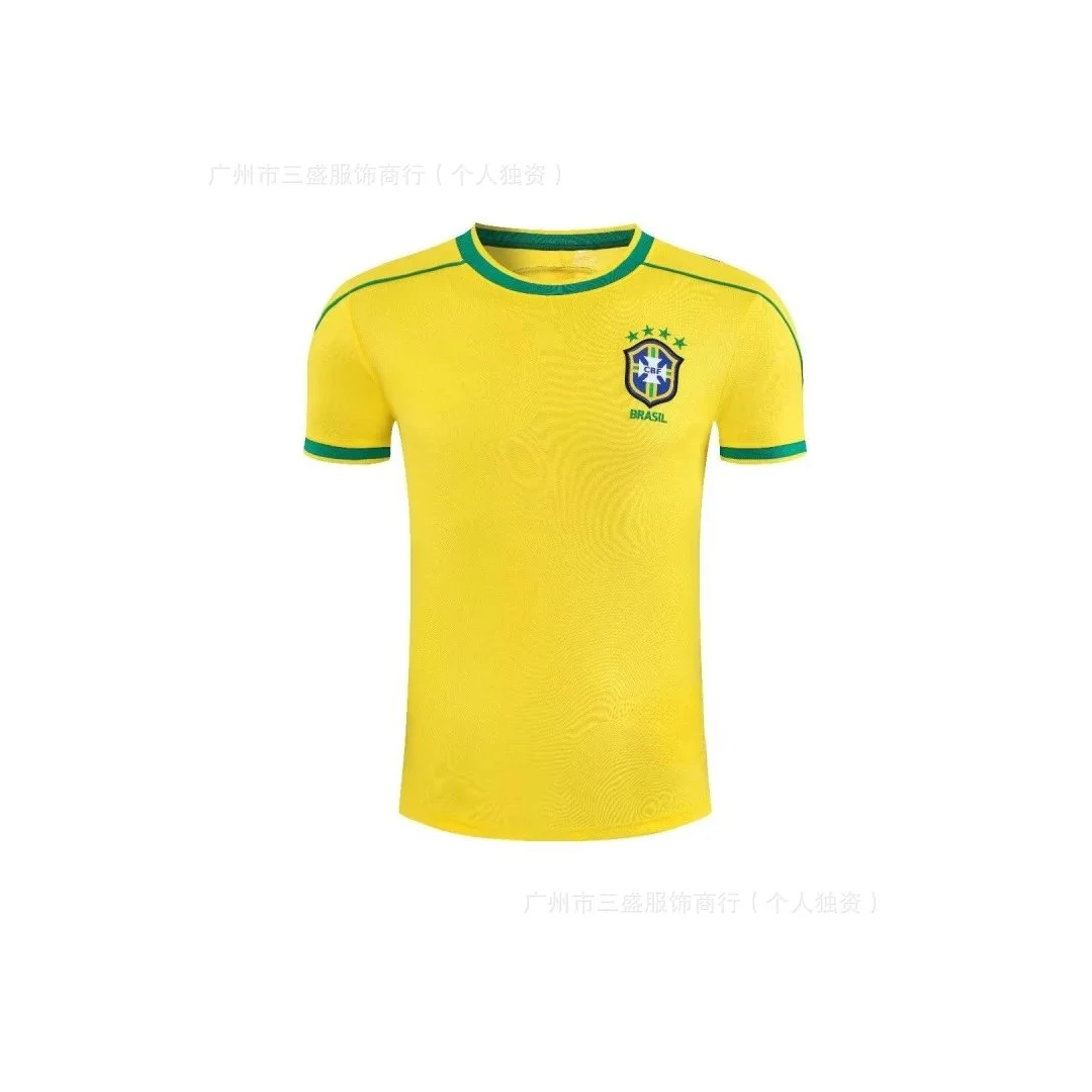 Other Brazil National Team Jersey Yellow 98 Home Yellow - 1