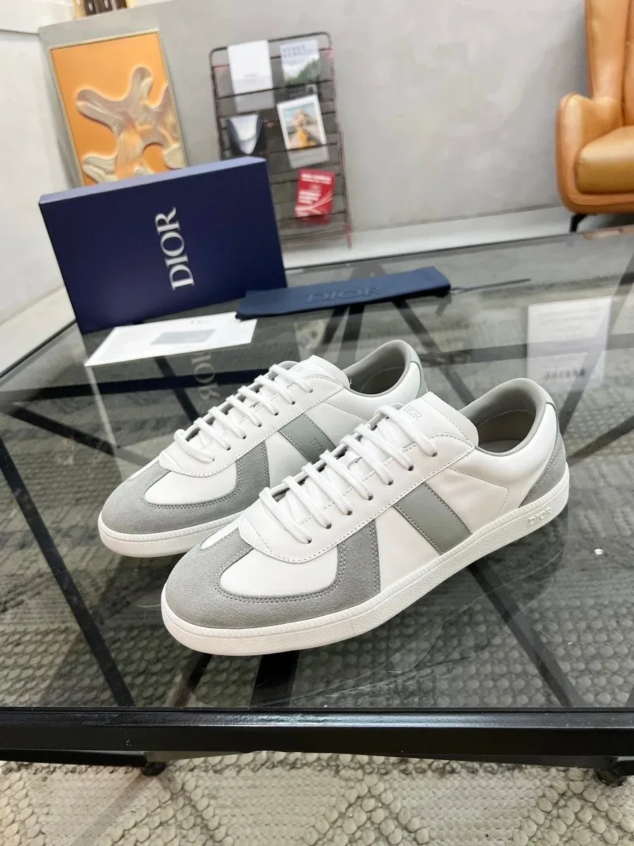 Dior Dior Air Jordan 1 White/Grey Sneakers White - 1