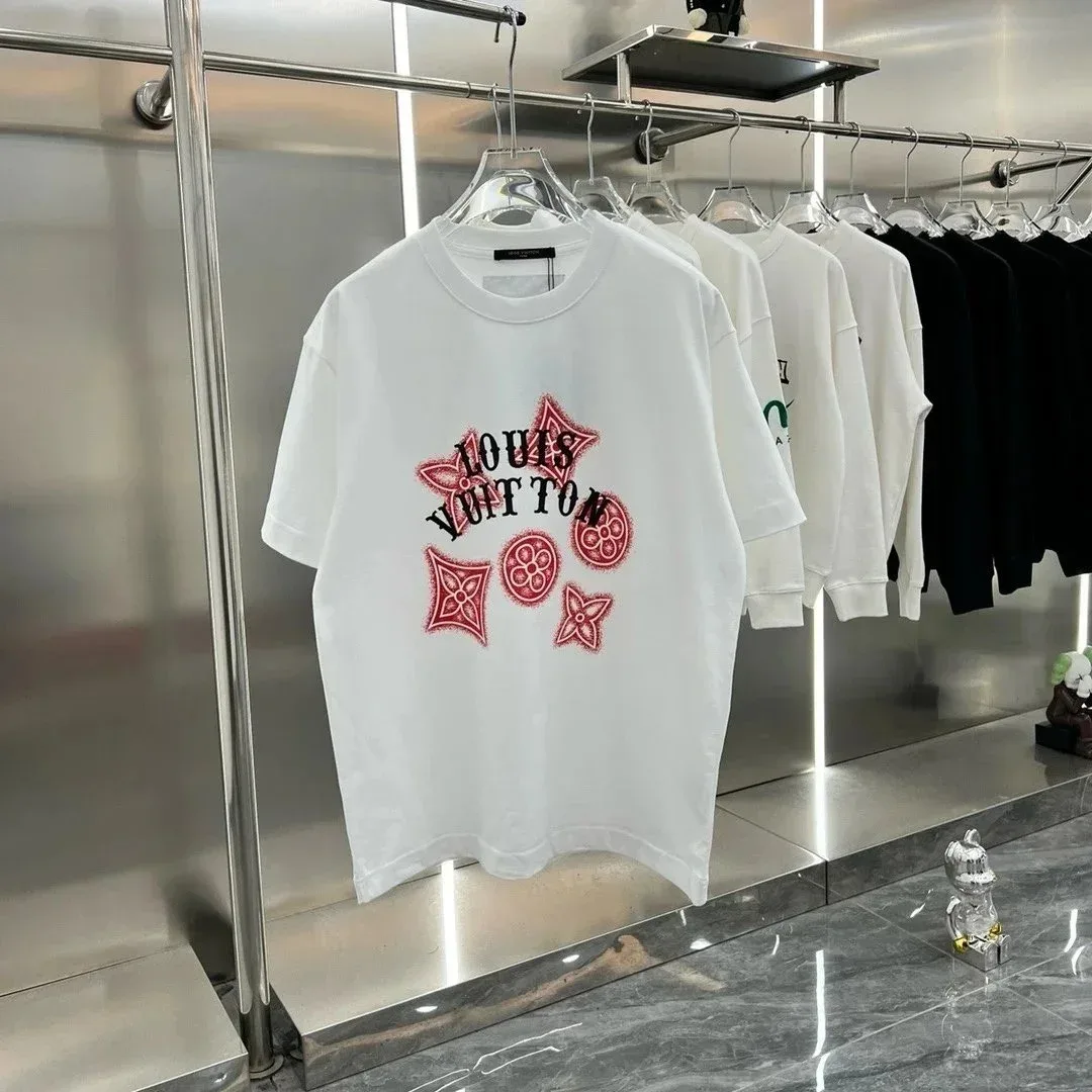 Louis Vuitton Louis Vuitton Monogram White Red T-Shirt White
