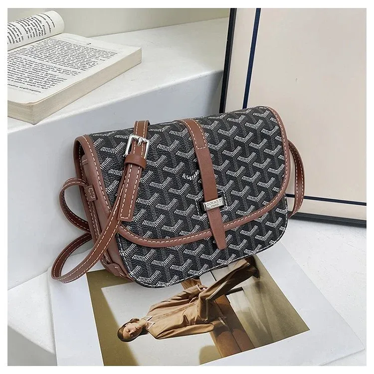 Goyard Goyard YARD Goyardine Crossbody Bag 5901 Brown Brown - 1