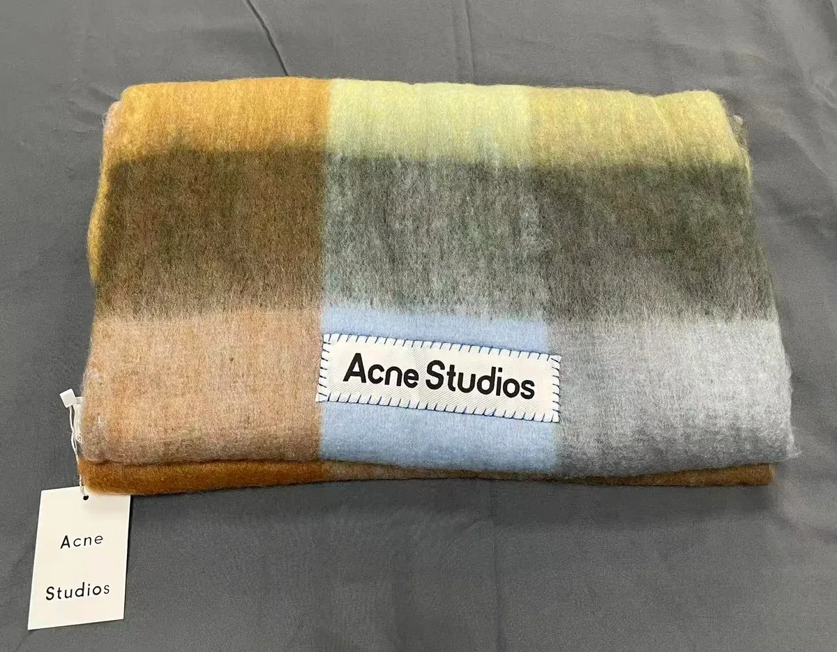 Acne Studios Acne Studios Multi-Color Plaid Scarf Multicolor