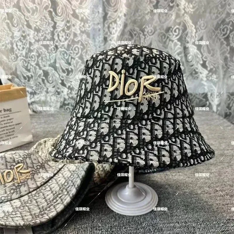 Dior Dior Dior Book Tote Black & White Bucket Hat Black - 1