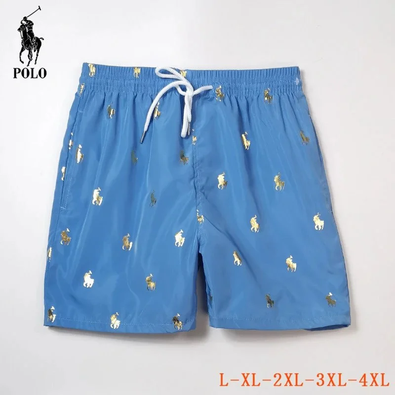 Polo Ralph Lauren Polo Ralph Lauren Big Pony Blue Gold Shorts Blue - 1