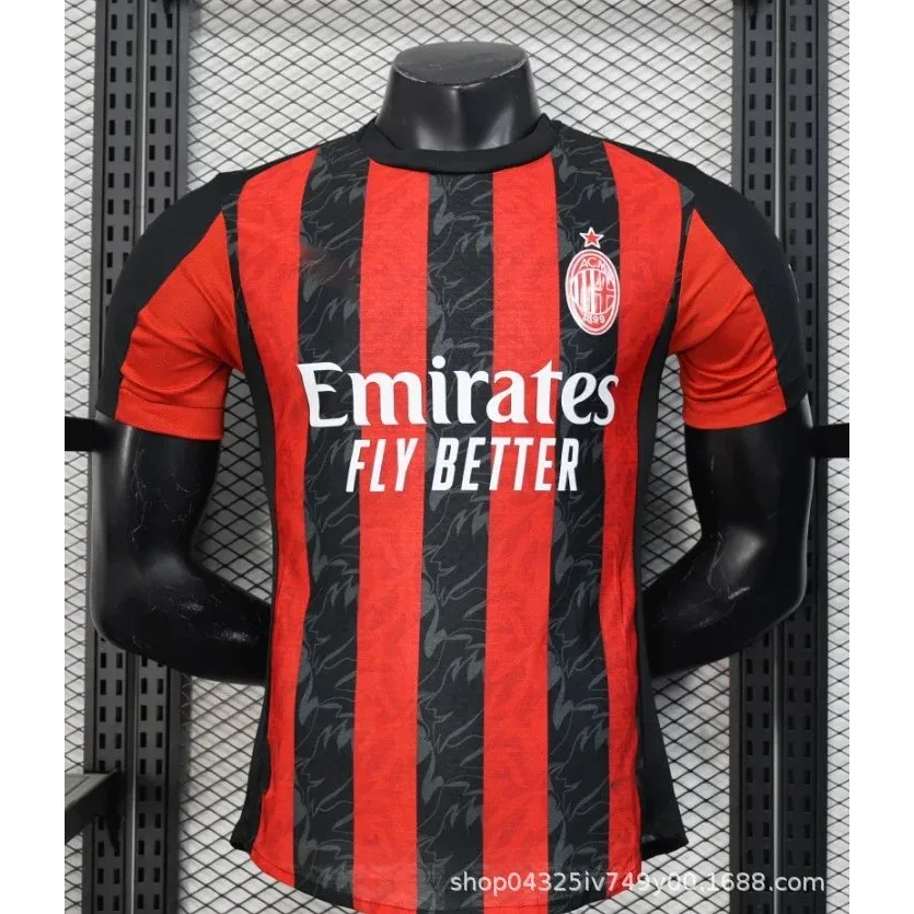Nike Nike AC Milan Home Jersey Red/Black Football Shirt Red - 1