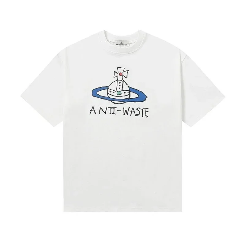 Vivienne Westwood Vivienne Westwood Anti-Waste Graphic T-Shirt White White - 1