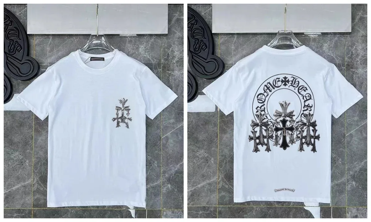 Chrome Hearts Chrome Hearts CH Cross White/Black T-Shirt White