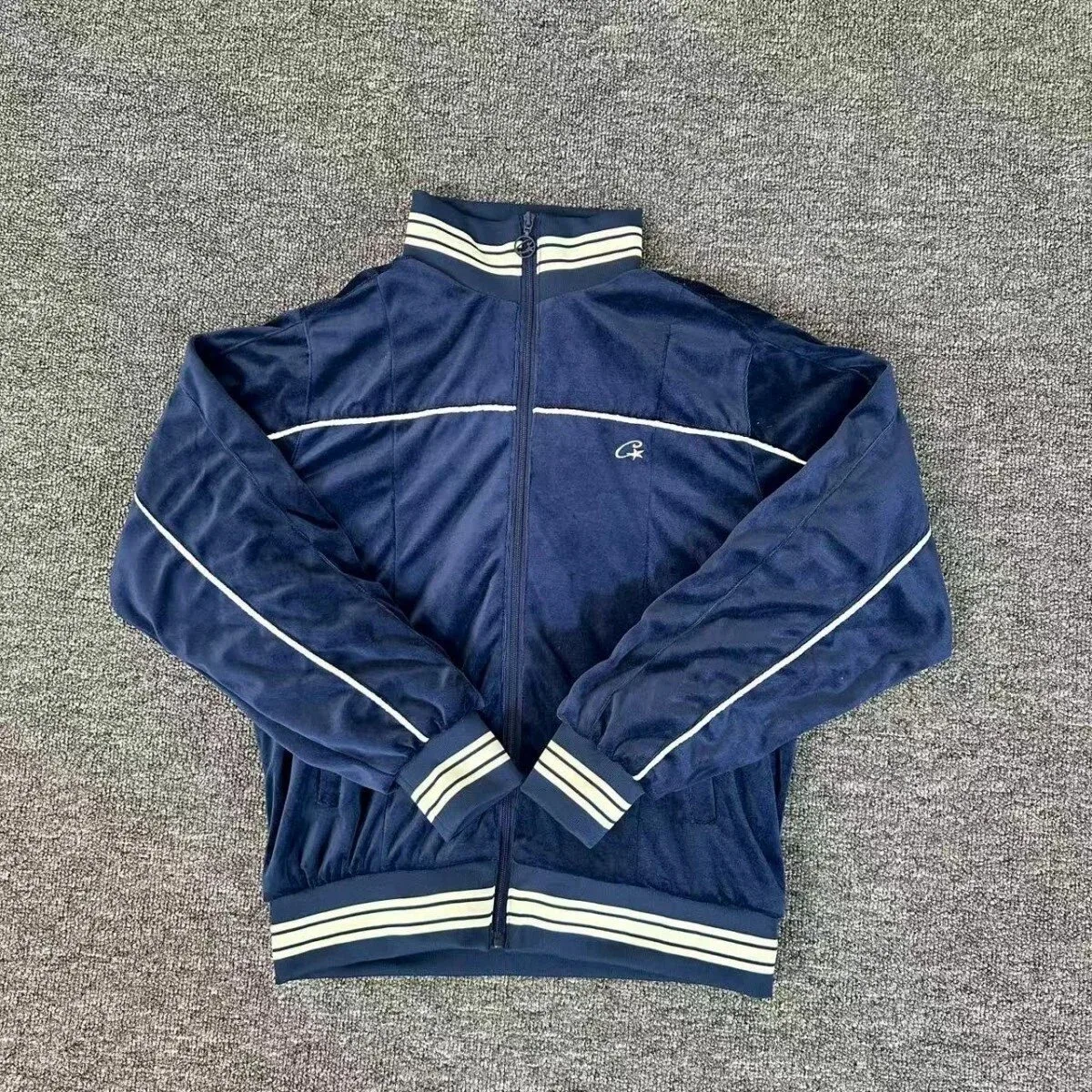 Carhartt Carhartt Navy Blue Track Jacket Navy - 1