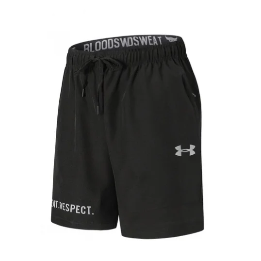 Under Armour Under Armour Blood Sweat AT RESPECT Black Shorts Black - 1