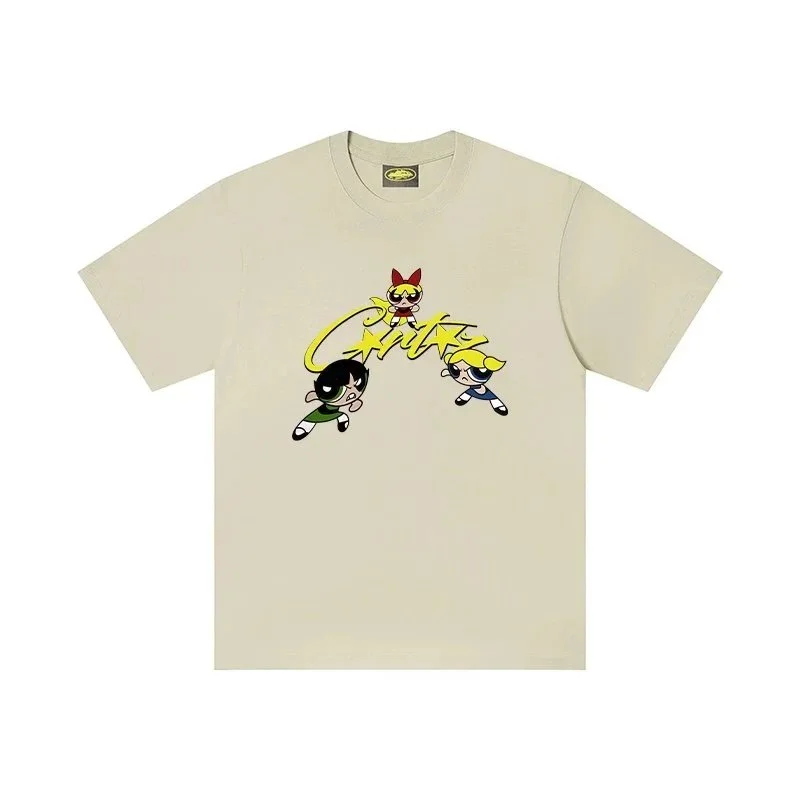 Other Powerpuff Girls Cartoon T-Shirt Beige Beige - 1