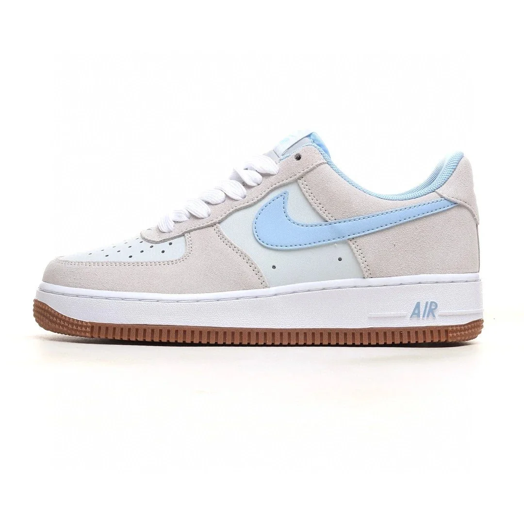 Nike Nike Air Force 1 Sail/Light Blue Sneakers Blue - 1