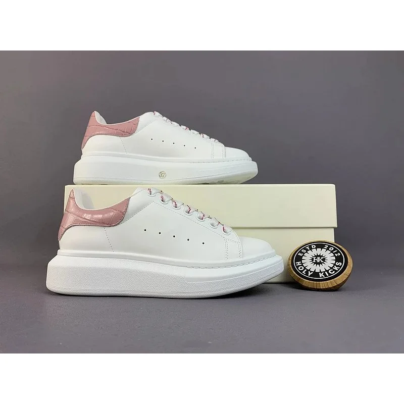 Alexander McQueen Alexander McQueen McQueen White/Rose Platform Sneakers White