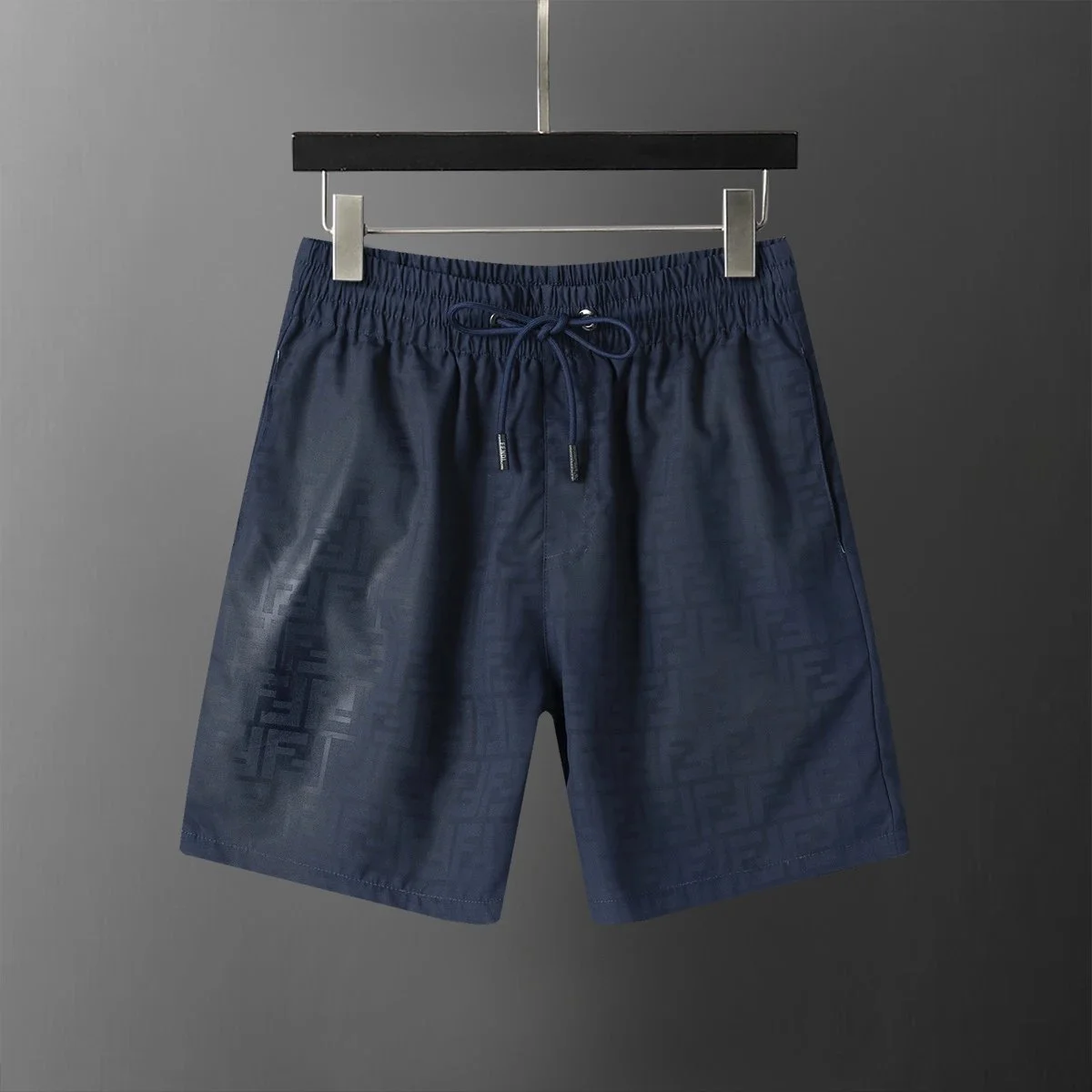 Fendi Fendi Iconic FF Logo Navy Shorts Navy