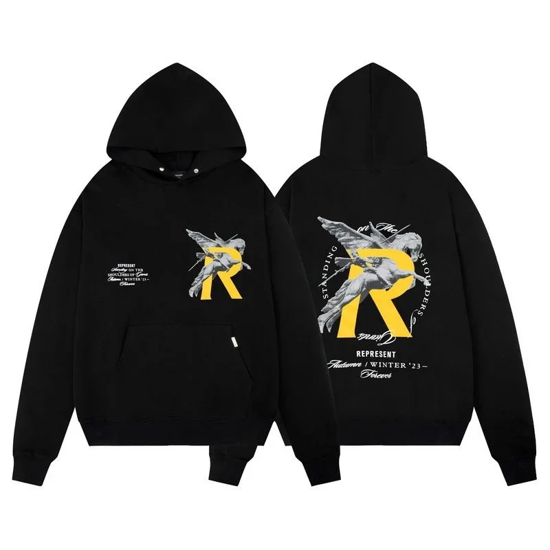Represent Represent Owners Club R308 Pegasus Hoodie Black