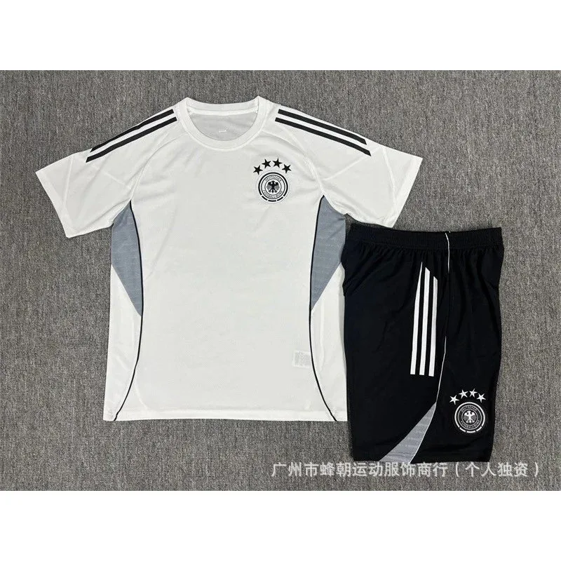 Adidas Adidas Classic Football Germany White Jersey & Shorts Set White - 1
