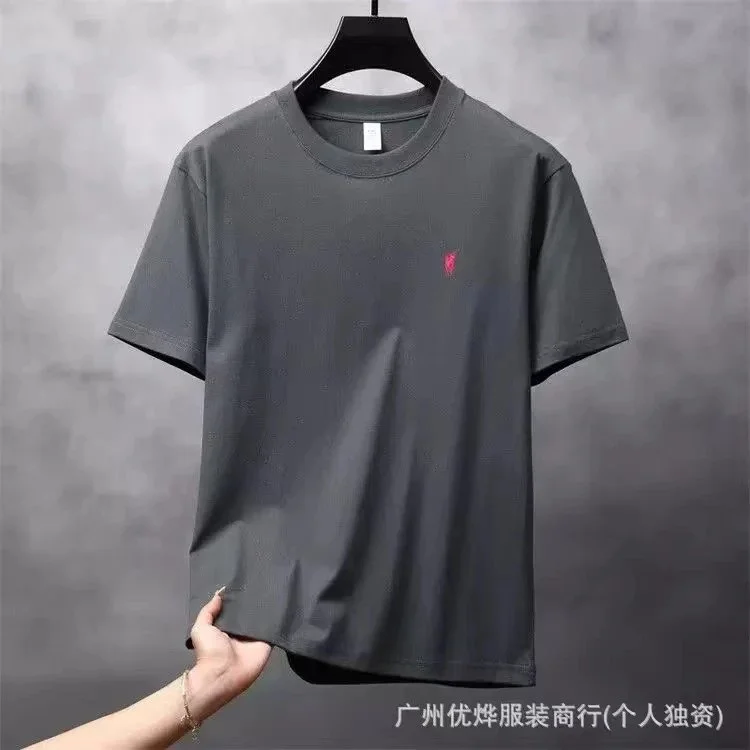 Polo Ralph Lauren Polo Ralph Lauren Big Pony Deep Grey + Red Logo T-Shirt Grey - 1