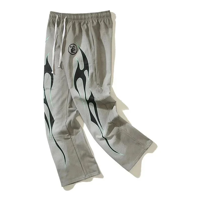 Maison Mihara Yasuhiro Maison Mihara Yasuhiro Flame Graphic Sweatpants Slate Grey Grey
