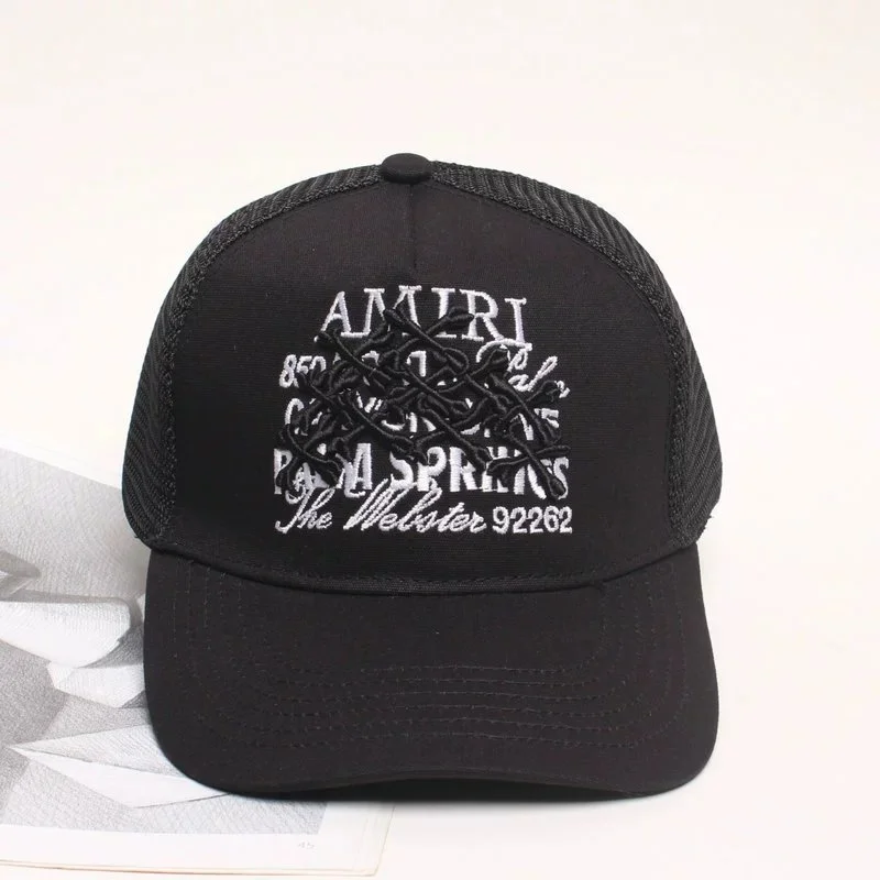 Amiri Amiri AMIRI Black Trucker Cap Black